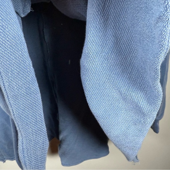 Pilcro by Anthropologie Flynn Blue Peplum Hoodie Size Large - Picture 16 of 16